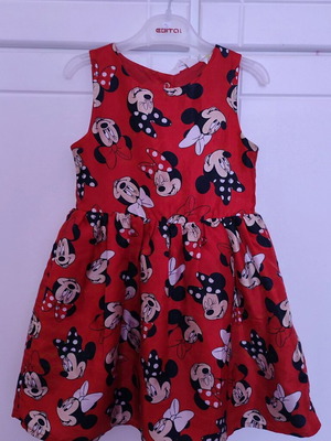 Φόρεμα Minnie Disney H&M μεταχειρισμένο για 4-5 ετών κόκκινο