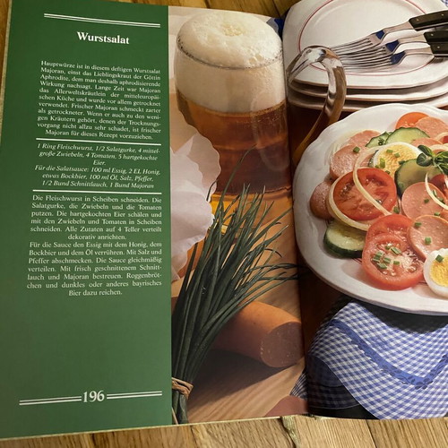 Salate cook book used, German language