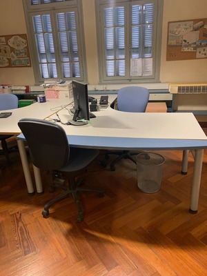 Corner desks with extension and drawer unit like new