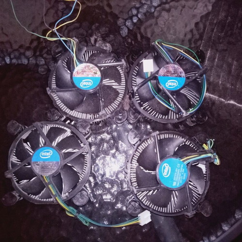 Processor coolers used, unknown if working