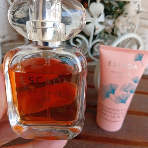 Escada Celebrate Life 30 ml Edp with 50 ml body lotion used