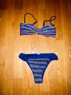 Μπικίνι SugarFree size S σαν καινούργιο, μπλε ηλεκτρικ, bottom brazilian