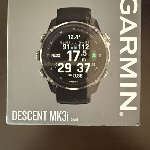 Garmin Descent Mk3i smartwatch like new, dive computer and multisport GPS