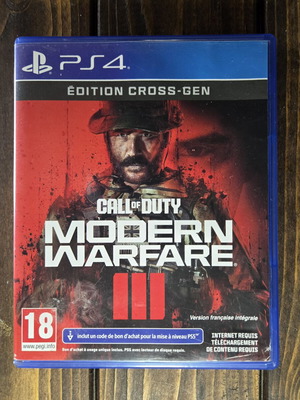 Call of Duty Modern Warfare 3 PS4 game, like new