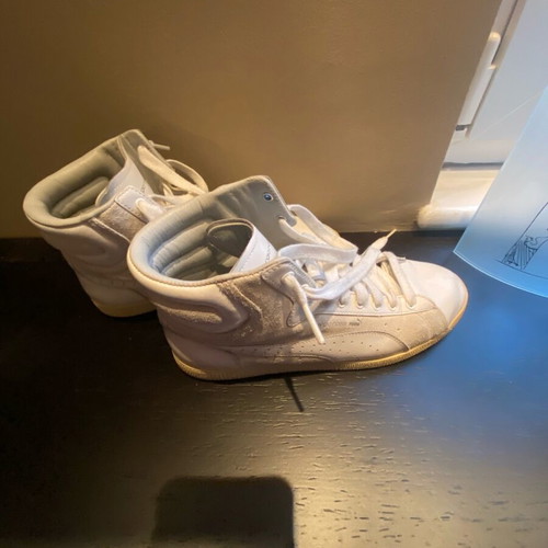Sergio Rossi sneakers used, size 39, white collectible