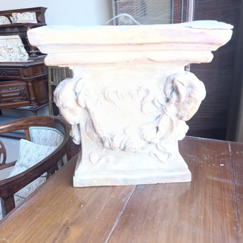 Antique Wall Console (Furousi) Terracotta, Neoclassical Style
