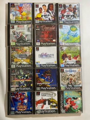 Ps1 игри комплект от 15 броя