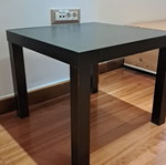 Black coffee table