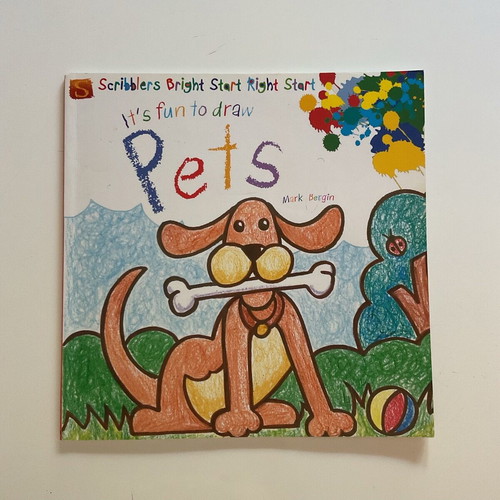 Painting book new, English, children's pets theme