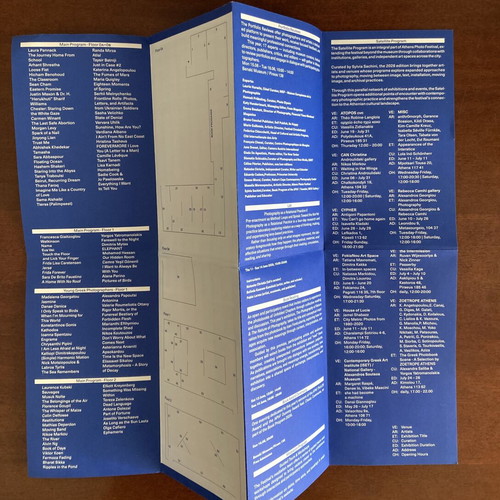 Athens Photo Festival 2026 exhibition programme brochure