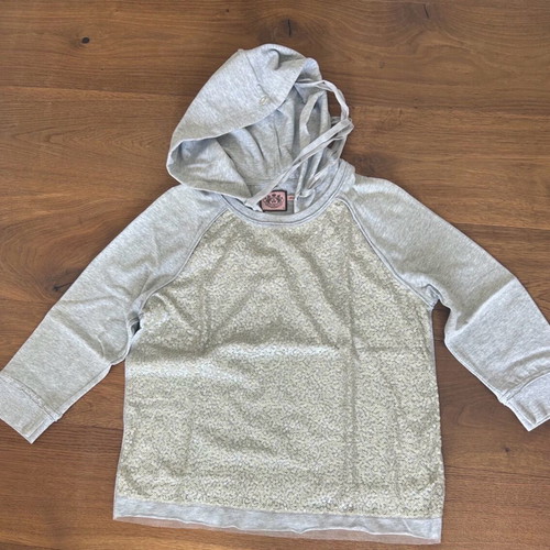 Juicy Couture sweatshirt with hood and sequins like new, size M