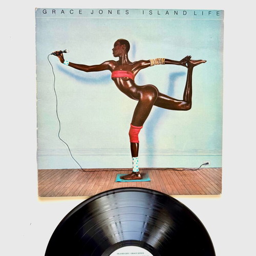 Grace Jones Island Life LP used, pop, 1985 Greek first edition