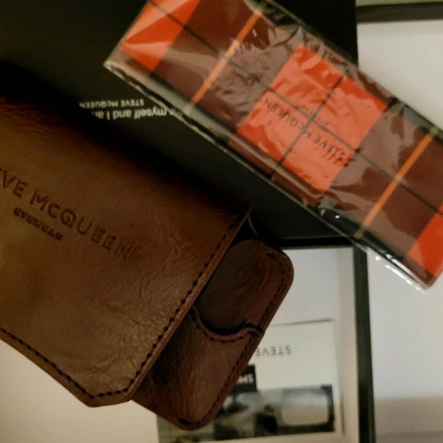 Steve McQueen glasses case new, brown