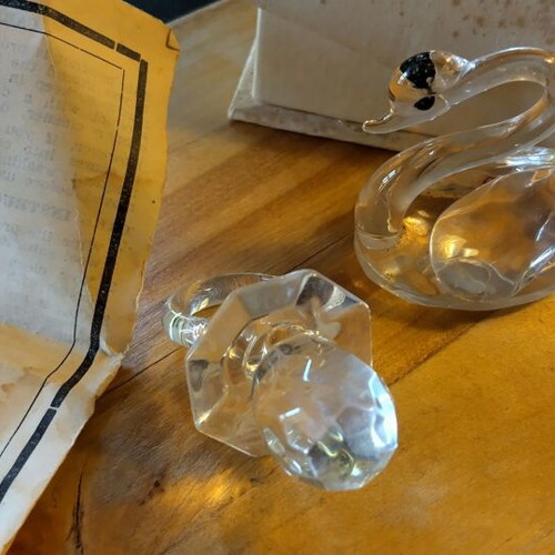 Crystal miniature figures very old, like new