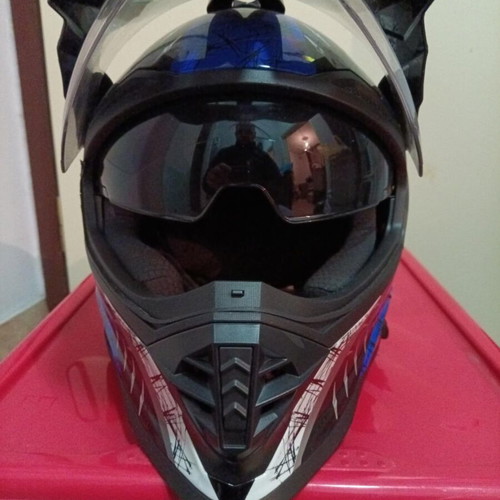On Off and Enduro Motorcycle Helmet like new, size L