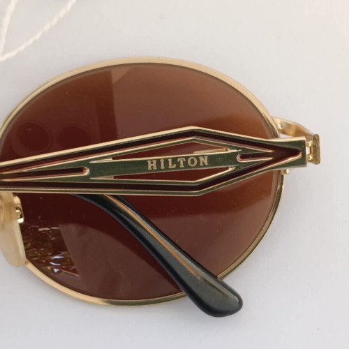 Hilton Olympia 400 22k GP Luxury Sunglasses like new, brown gold