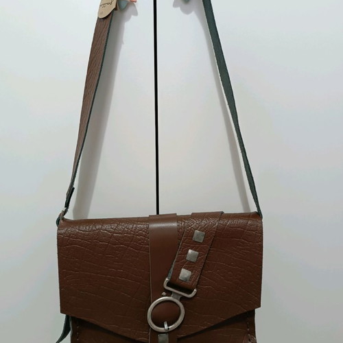 Individual leather shoulder bag new