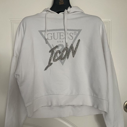 High women's hoodie white, like new, size S
