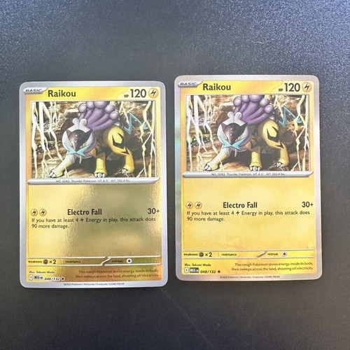 Raikou 048/132 Mega Evolution Holo & Reverse Pokemon card