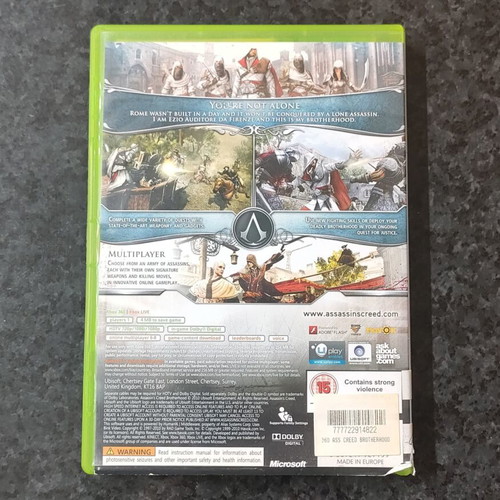 Assassin's Creed Brotherhood Xbox 360 game