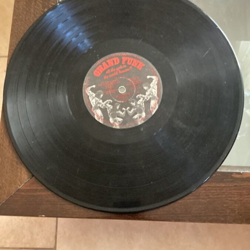 Grand Funk vinyl used with scratches