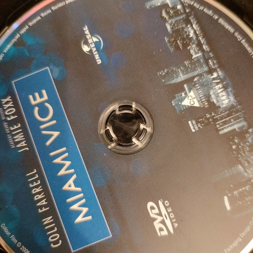 Miami Vice DVD used with subtitles