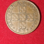 Portugal 1 Escudo coin used