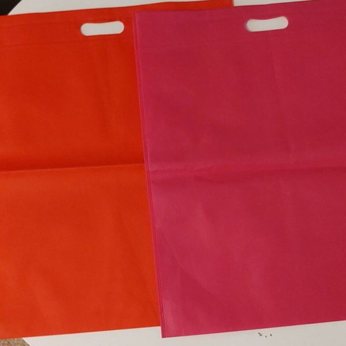 Set of 10 fabric tote bags like new, assorted colors and sizes