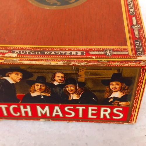 Dutch Masters cigar box used, Perfecto type, collectible