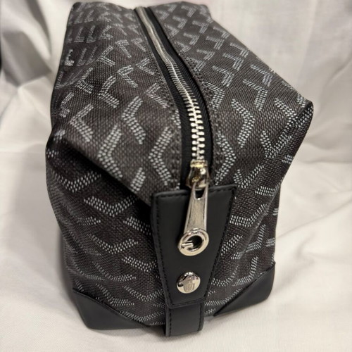 Goyard toiletry bag new, gray and black