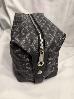 Goyard toiletry bag new, gray and black