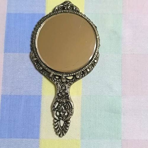 Vintage hand mirror used