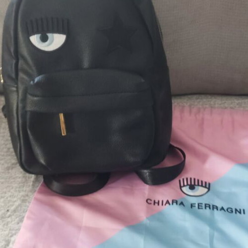 Chiara Ferragni Backpack like new, black and white