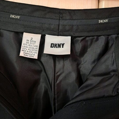 Donna Karan women's pants new, black, wool, fully lined