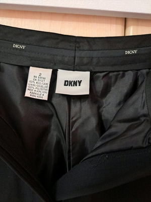 Donna Karan women's pants new, black, wool, fully lined