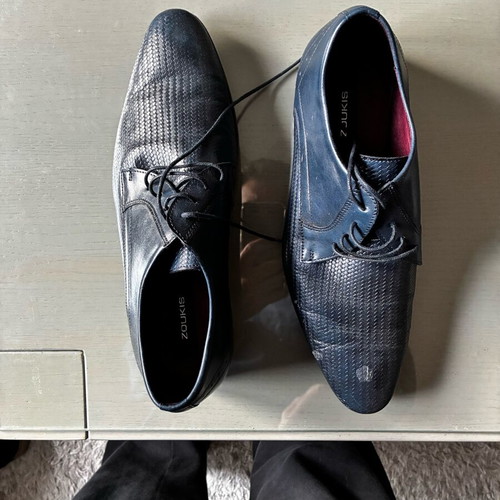 Zoukis Ioannina shoes size 40 like new blue for formal occasions