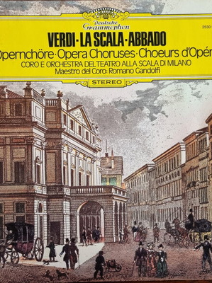 Verdi La Scala Abbado Opera Choruses CD used, classical