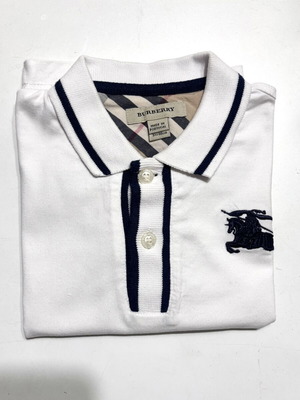 Burberry polo shirt for 3 years old used, white, size 98 cm