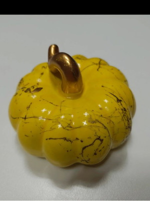 Decorative ceramic pumpkin new, handmade