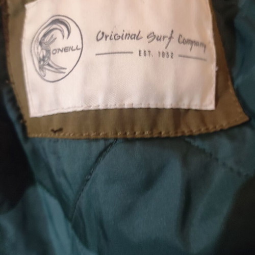 O'Neill women's khaki parka size M like new