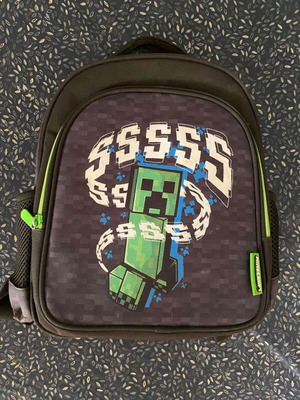 Minecraft kindergarten bag used