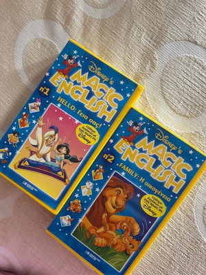 Disney Magic English Video Cassettes like new, first and second