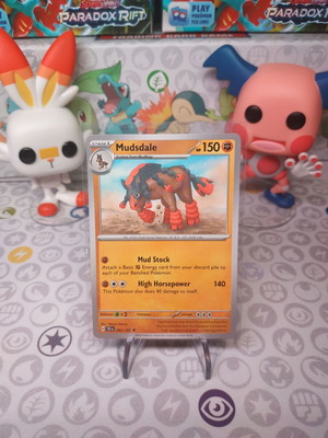 Pokemon Card Mudsdale TEF 092 σαν καινούργιο