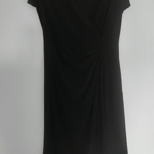 Draped black dress elastic, medium, like new