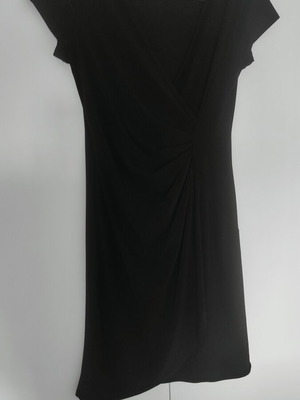 Draped black dress elastic, medium, like new