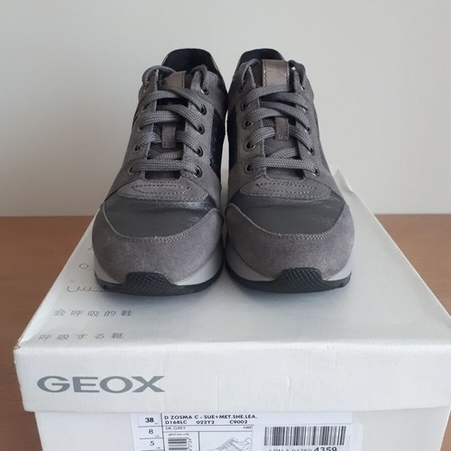 Geox D Zosma sneakers graphite metallic, size 38