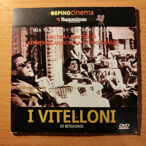I Vitelloni DVD used with subtitles, paper case