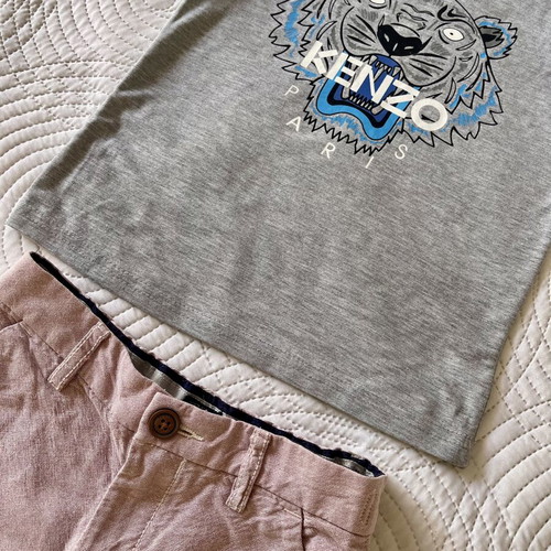Kenzo boys' set like new, grey, size 5-6 years
