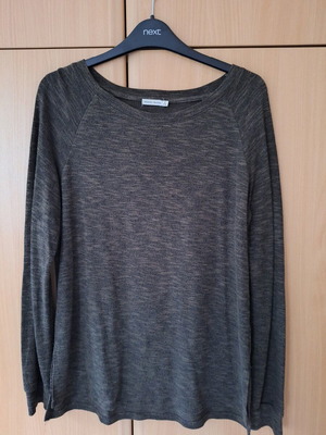 Bershka blouse used with patches on elbows, size M