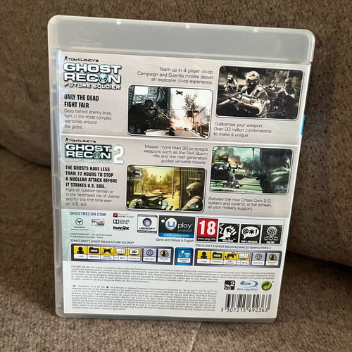 Tom Clancy’s Ghost Recon Dual like new, 2 games in 1 for Sony